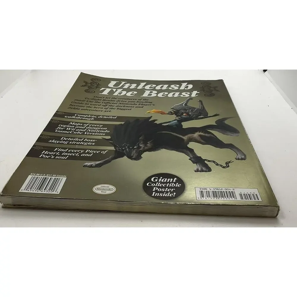 Nintendo Power Strategy Guide The Legend of Zelda Twilight Wii WITH POSTER